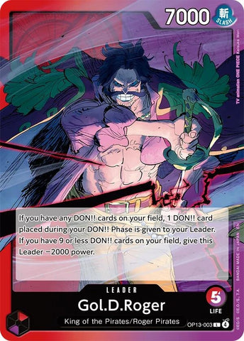 Image for Gol.D.Roger (003) (OP13-003) [Carrying On His Will] - One Piece Card Game
