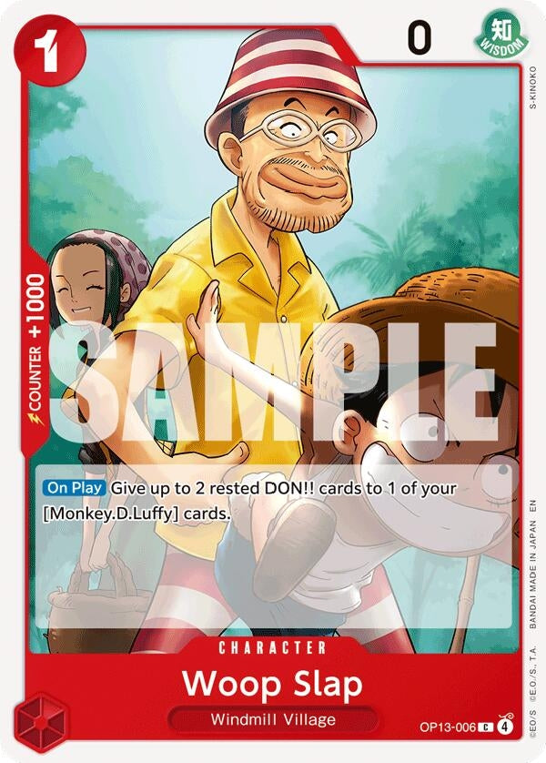 Image for Woop Slap (OP13-006) [Carrying On His Will] - One Piece Card Game