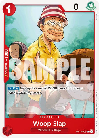 Image for Woop Slap (OP13-006) [Carrying On His Will] - One Piece Card Game