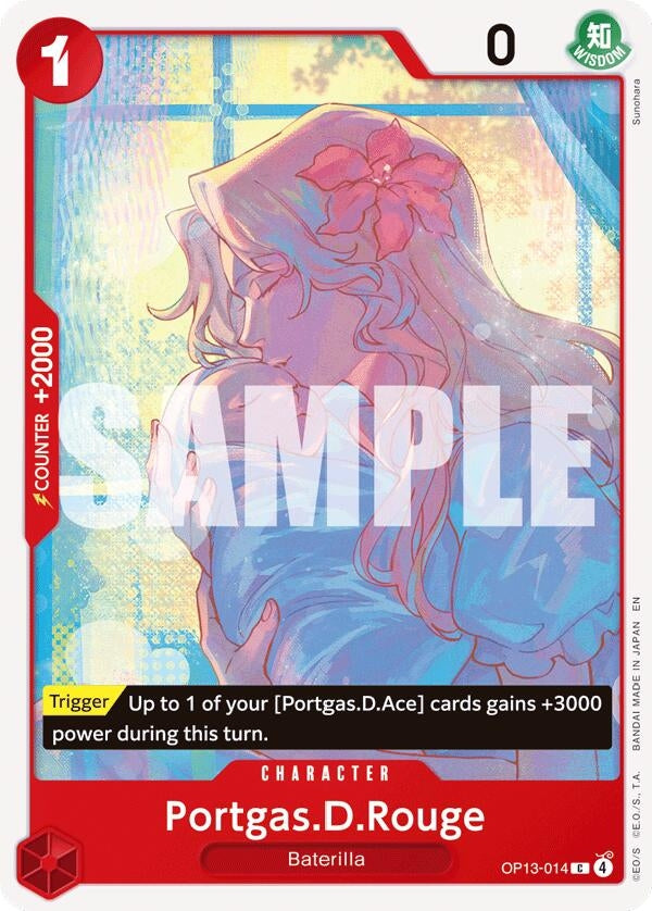 Image for Portgas.D.Rouge (OP13-014) [Carrying On His Will] - One Piece Card Game