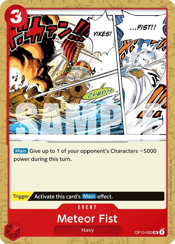 Image for Meteor Fist (OP13-020) [Carrying On His Will] - One Piece Card Game