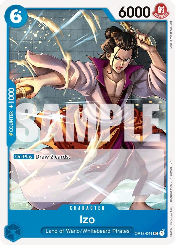 Image for Izo (OP13-041) [Carrying On His Will] - One Piece Card Game