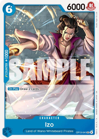 Image for Izo (OP13-041) [Carrying On His Will] - One Piece Card Game
