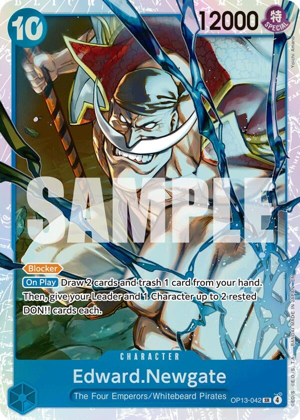 Image for Edward.Newgate (OP13-042) [Carrying On His Will] - One Piece Card Game