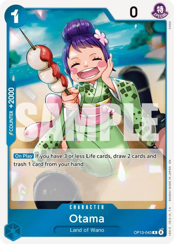 Image for Otama (OP13-043) [Carrying On His Will] - One Piece Card Game