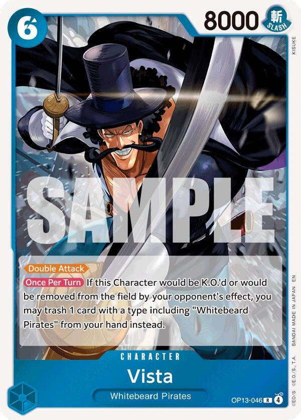 Image for Vista (OP13-046) [Carrying On His Will] - One Piece Card Game