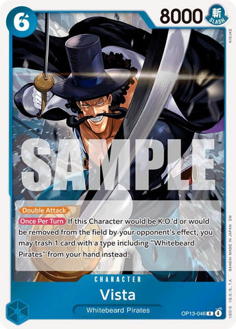 Image for Vista (OP13-046) [Carrying On His Will] - One Piece Card Game