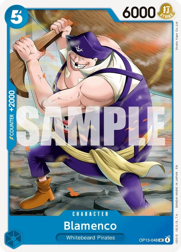 Image for Blamenco (OP13-048) [Carrying On His Will] - One Piece Card Game