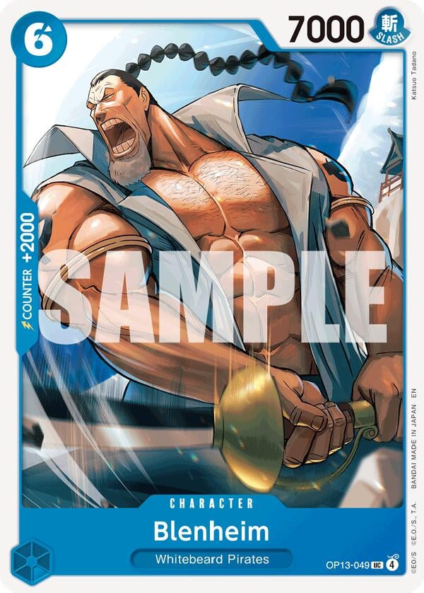 Image for Blenheim (OP13-049) [Carrying On His Will] - One Piece Card Game