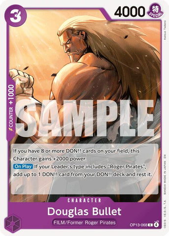 Image for Douglas Bullet (OP13-068) [Carrying On His Will] - One Piece Card Game