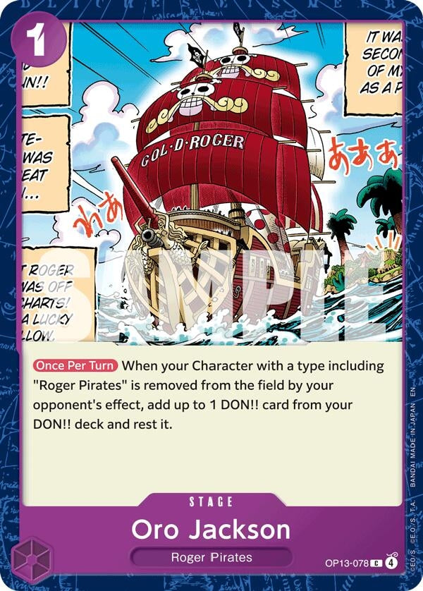 Image for Oro Jackson (OP13-078) [Carrying On His Will] - One Piece Card Game