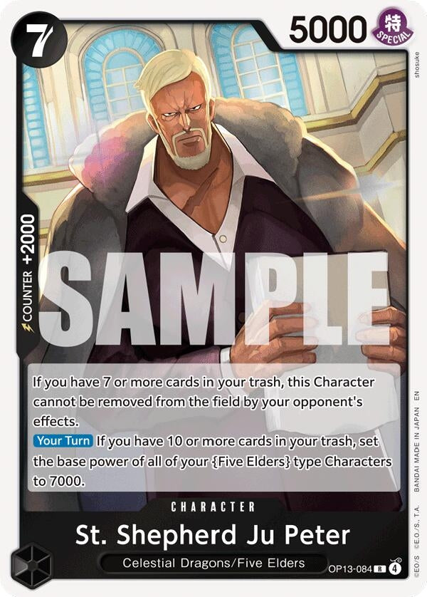Image for St. Shepherd Ju Peter (OP13-084) [Carrying On His Will] - One Piece Card Game