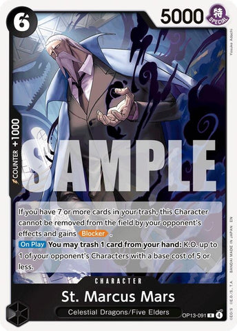 Image for St. Marcus Mars (OP13-091) [Carrying On His Will] - One Piece Card Game