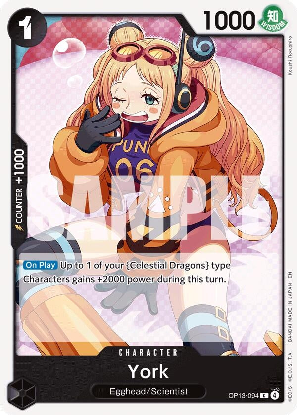 Image for York (OP13-094) [Carrying On His Will] - One Piece Card Game