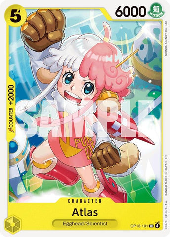 Image for Atlas (OP13-101) [Carrying On His Will] - One Piece Card Game