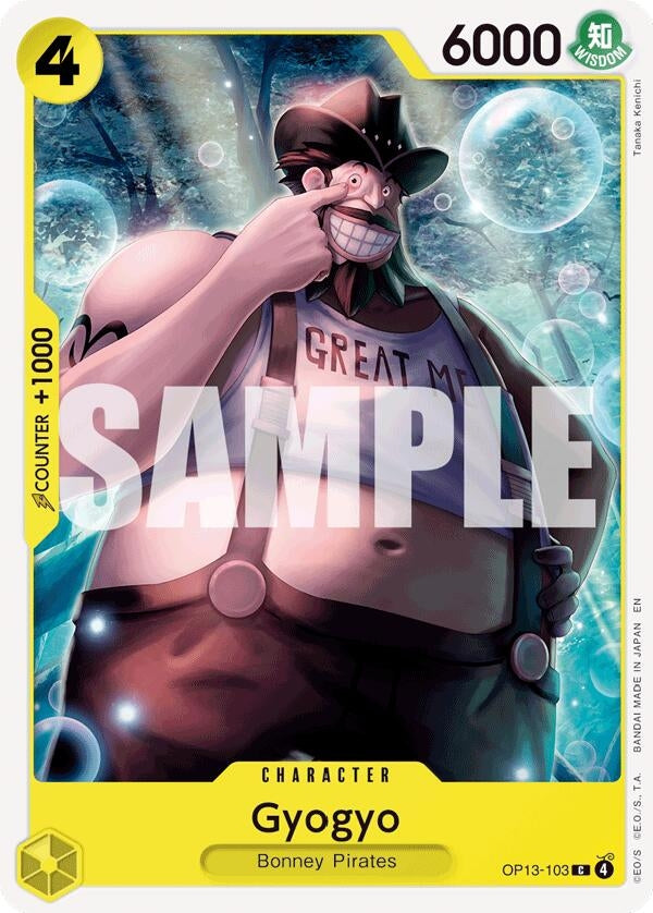 Image for Gyogyo (OP13-103) [Carrying On His Will] - One Piece Card Game