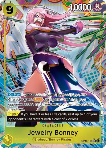 Image for Jewelry Bonney (108) (Alternate Art) (OP13-108) [Carrying On His Will] - One Piece Card Game