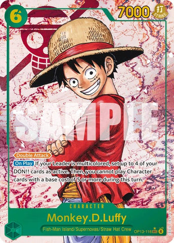 Image for Monkey.D.Luffy (118) (Parallel) (OP13-118) [Carrying On His Will] - One Piece Card Game