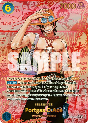 Portgas.D.Ace (119) (3rd Anniversary) (OP13-119) [Carrying On His Will]