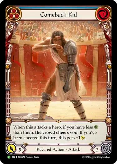 Image for Comeback Kid (Blue) - FAB379 (FAB379) [Flesh and Blood: Promo Cards] - Flesh and Blood TCG