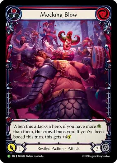 Image for Mocking Blow (Red) - FAB381 (FAB381) [Flesh and Blood: Promo Cards] - Flesh and Blood TCG