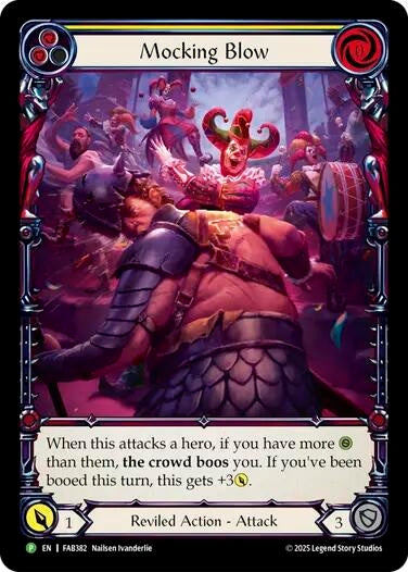 Image for Mocking Blow (Yellow) - FAB382 (FAB382) [Flesh and Blood: Promo Cards] - Flesh and Blood TCG