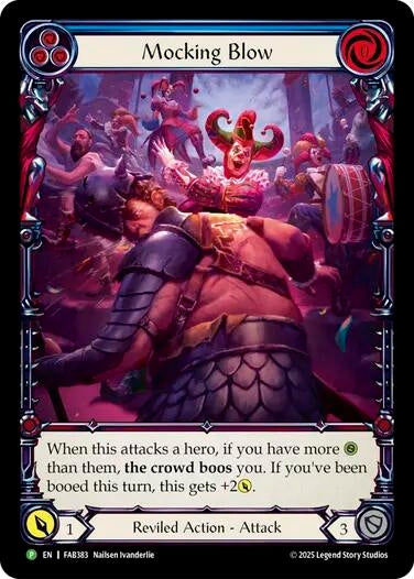 Image for Mocking Blow (Blue) - FAB383 (FAB383) [Flesh and Blood: Promo Cards] - Flesh and Blood TCG