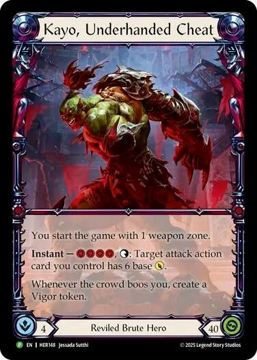 Image for Kayo, Underhanded Cheat - HER148 (HER148) [Flesh and Blood: Promo Cards] - Flesh and Blood TCG