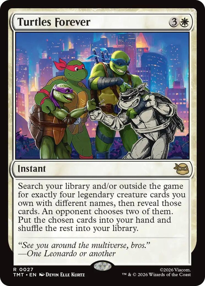 Image for Turtles Forever (27) [Teenage Mutant Ninja Turtles] - Magic: The Gathering