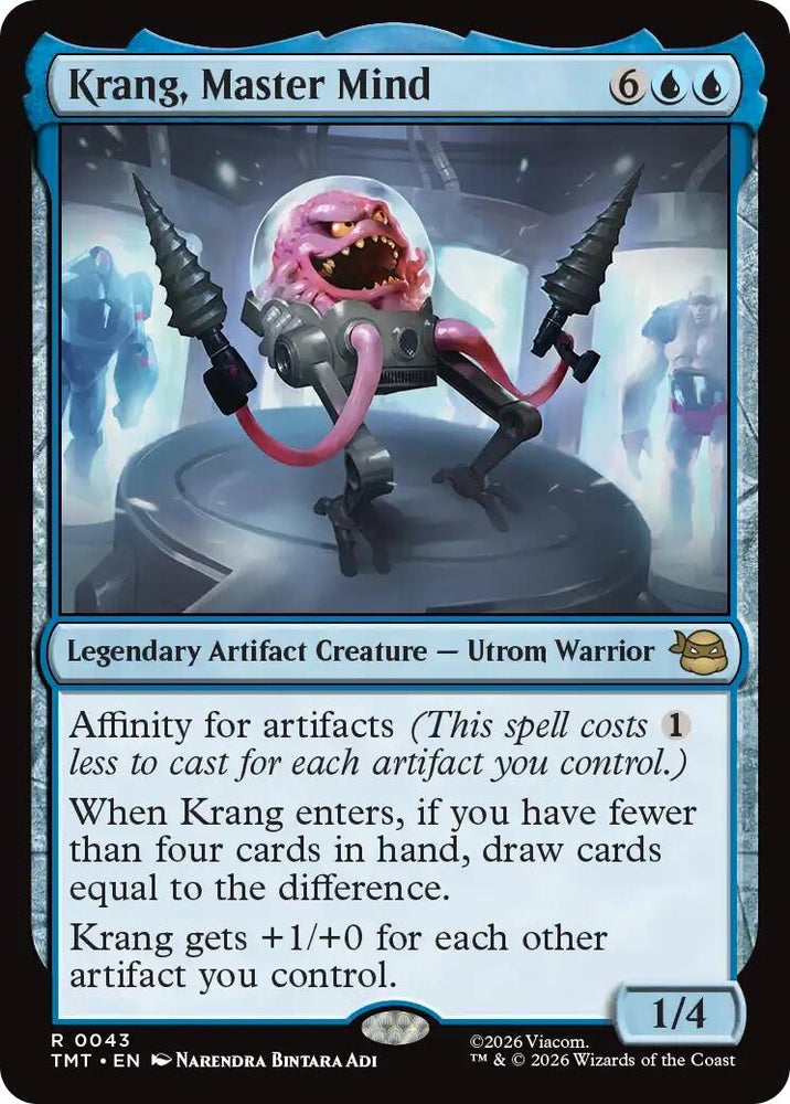 Image for Krang, Master Mind (43) [Teenage Mutant Ninja Turtles] - Magic: The Gathering
