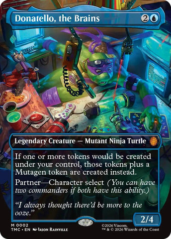 Image for Donatello, the Brains (Borderless) (2) [Commander: Teenage Mutant Ninja Turtles] - Magic: The Gathering