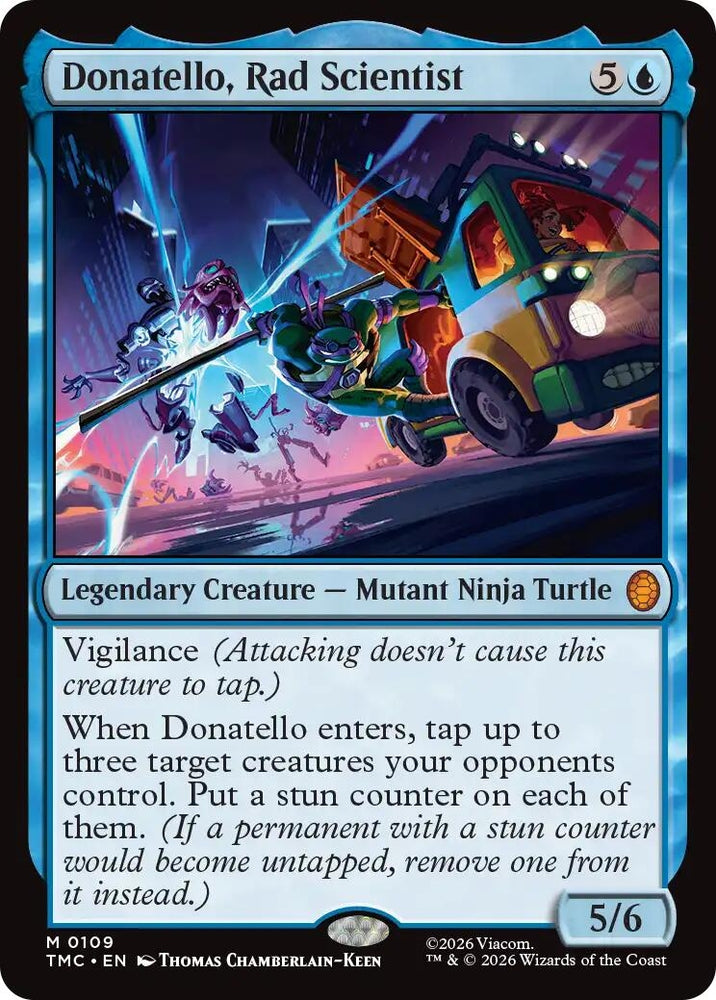 Image for Donatello, Rad Scientist (109) [Commander: Teenage Mutant Ninja Turtles] - Magic: The Gathering