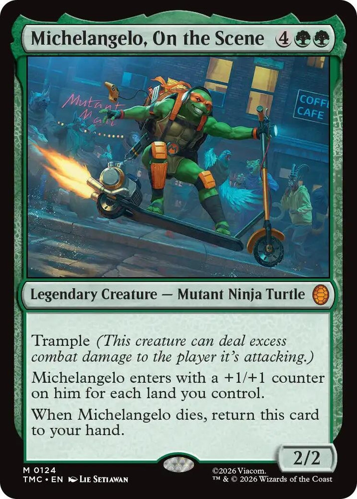 Image for Michelangelo, On the Scene (124) [Commander: Teenage Mutant Ninja Turtles] - Magic: The Gathering
