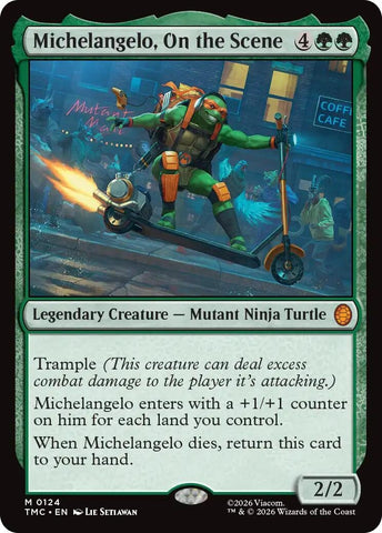 Image for Michelangelo, On the Scene (124) [Commander: Teenage Mutant Ninja Turtles] - Magic: The Gathering