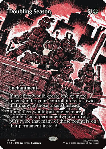 Image for Doubling Season (Borderless) (11) [Teenage Mutant Ninja Turtles Eternal-Legal] - Magic: The Gathering