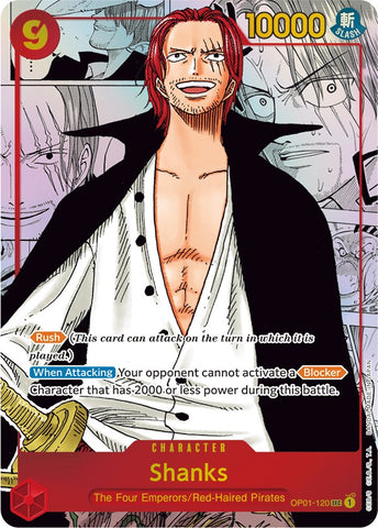 Shanks (Parallel) (Alternate Art) (OP01-120) [Romance Dawn]