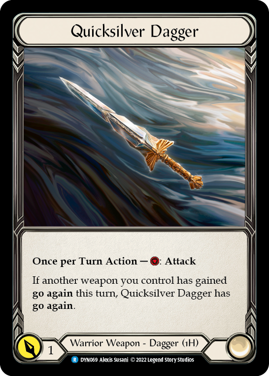 Quicksilver Dagger [DYN069] (Dynasty) Cold Foil