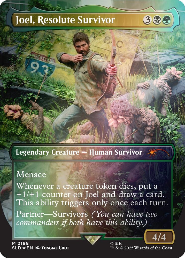 Image for Joel, Resolute Survivor (Rainbow Foil) (2198) [Secret Lair Drop Series] - Magic: The Gathering