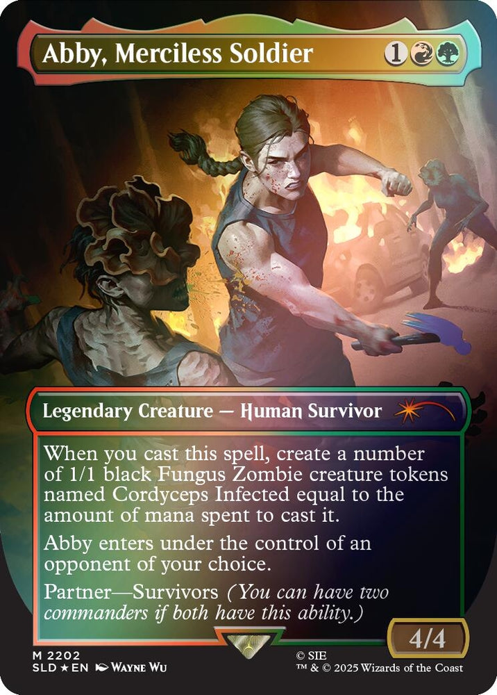 Image for Abby, Merciless Soldier (Rainbow Foil) (2202) [Secret Lair Drop Series] - Magic: The Gathering