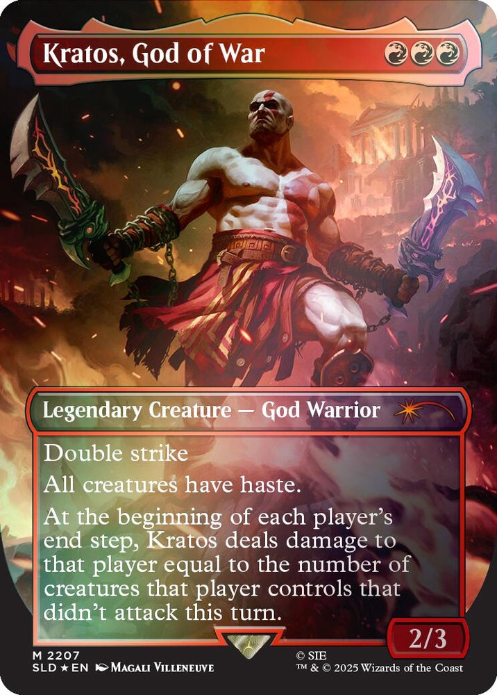 Image for Kratos, God of War (Rainbow Foil) (2207) [Secret Lair Drop Series] - Magic: The Gathering