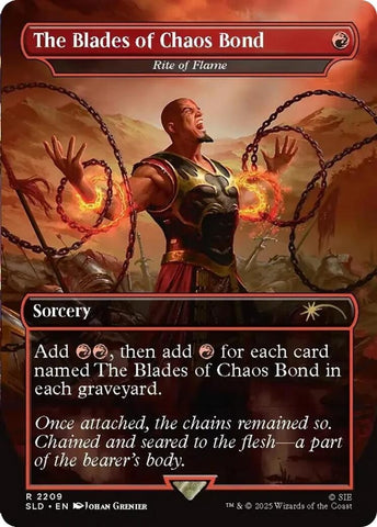 Image for The Blades of Chaos Bond - Rite of Flame (2209) [Secret Lair Drop Series] - Magic: The Gathering