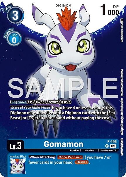 Image for Gomamon (Digimon Story: Time Stranger Promo Pack) (P - 196) [Digimon Promotion Cards] - Digimon Card Game
