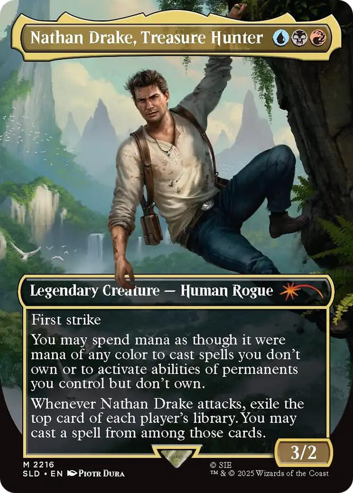 Image for Nathan Drake, Treasure Hunter (2216) [Secret Lair Drop Series] - Magic: The Gathering