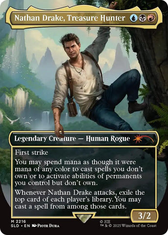 Image for Nathan Drake, Treasure Hunter (2216) [Secret Lair Drop Series] - Magic: The Gathering