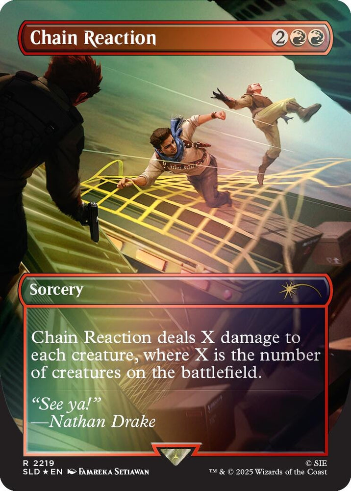 Image for Chain Reaction (Rainbow Foil) (2219) [Secret Lair Drop Series] - Magic: The Gathering