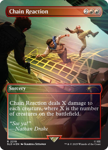 Image for Chain Reaction (Rainbow Foil) (2219) [Secret Lair Drop Series] - Magic: The Gathering