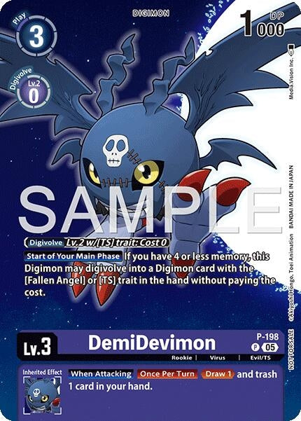 Image for DemiDevimon (Digimon Story: Time Stranger Promo Pack) (P - 198) [Digimon Promotion Cards] - Digimon Card Game