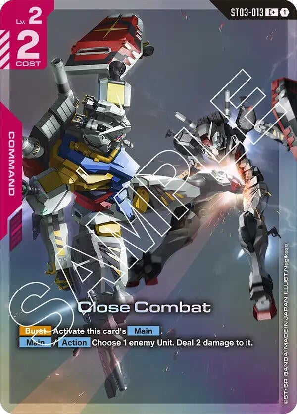 Image for Close Combat (C+) (ST03-013) [Starter Deck 06: Clan Unity] - Gundam Card Game
