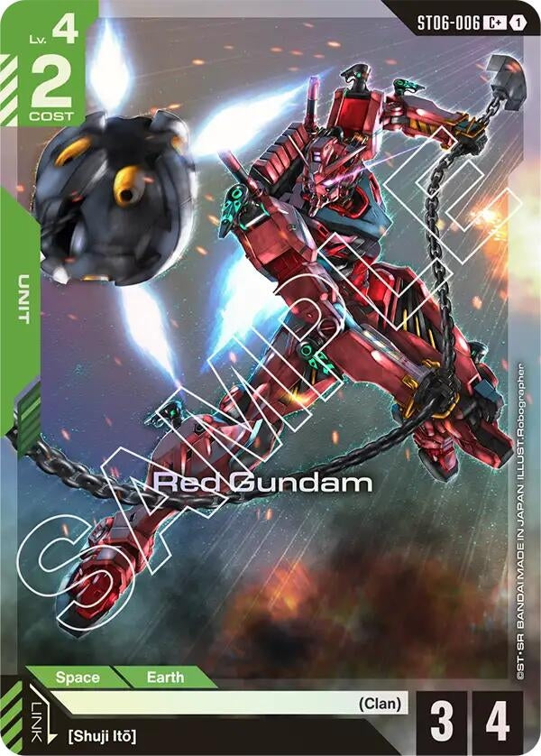 Image for Red Gundam (C+) (ST06-006) [Starter Deck 06: Clan Unity] - Gundam Card Game