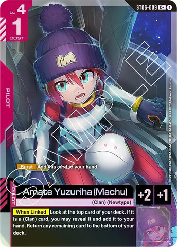 Image for Amate Yuzuriha (Machu) (C+) (ST06-009) [Starter Deck 06: Clan Unity] - Gundam Card Game